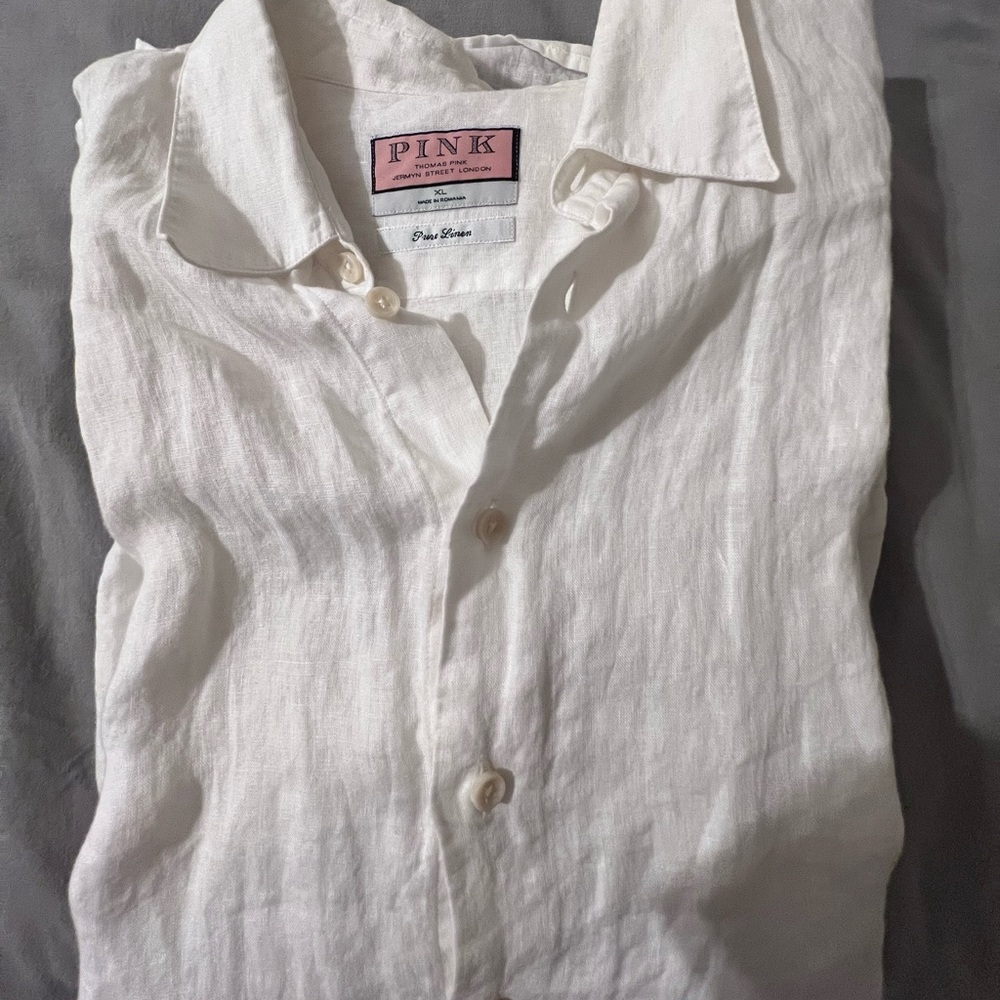 Thomas Pink Men’s long sleeve linen shirt
